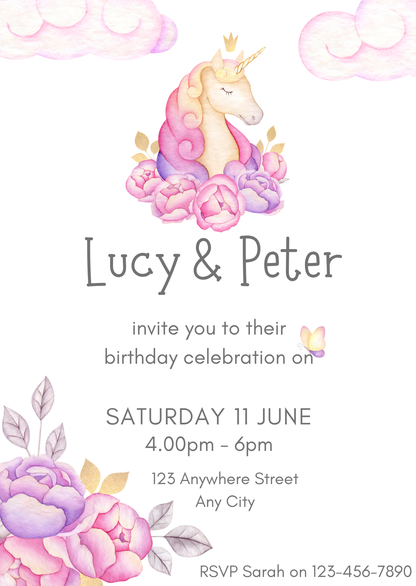 Custom Digital Invitation
