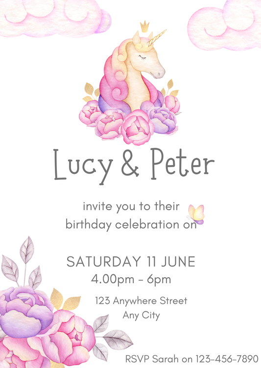Custom Digital Invitation